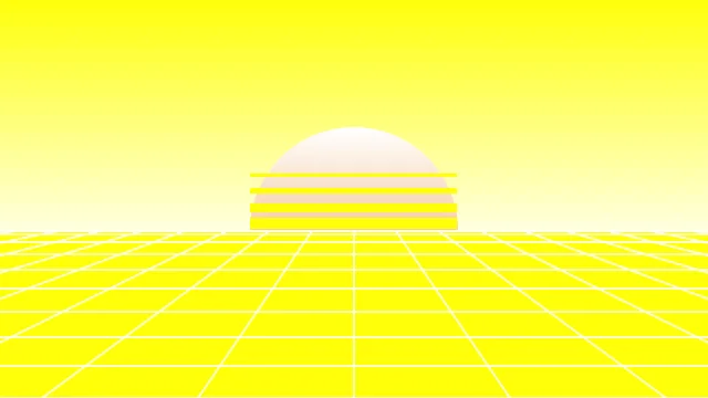 Light Yellow vaporwave background — free HD light yellow color wallpaper 1920x1080