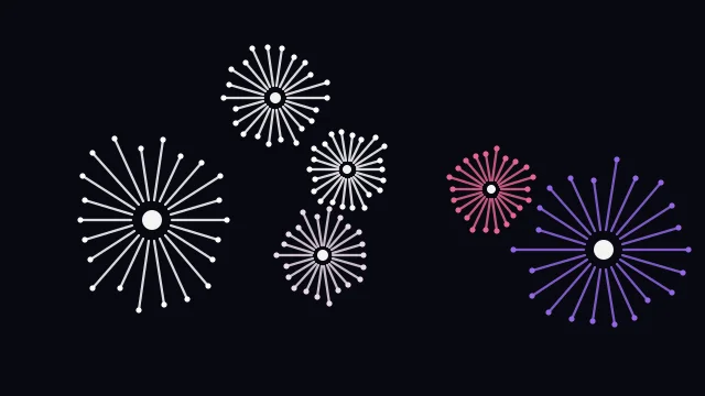 Lilac fireworks background — free HD lilac color wallpaper 1920x1080