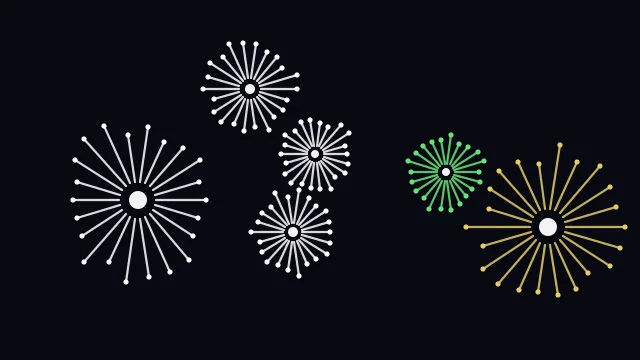 Lime 100 fireworks background — free HD lime 100 color wallpaper 1920x1080