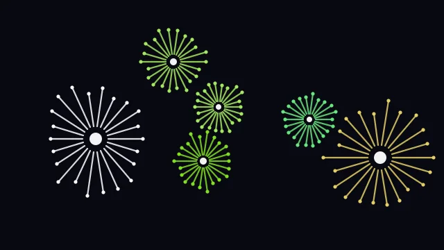 Lime 600 fireworks background — free HD lime 600 color wallpaper 1920x1080