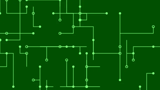 Lime circuit board background — free HD lime color wallpaper 1920x1080