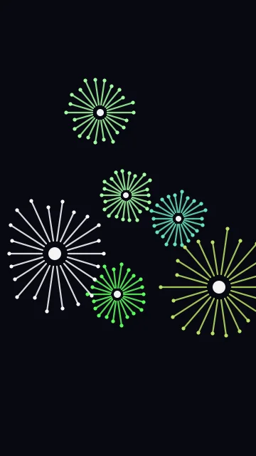 Lime fireworks phone wallpaper — free HD lime mobile wallpaper 1080x1920