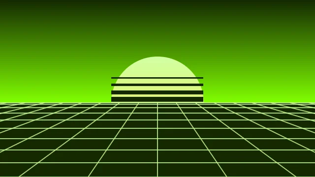 Lime Flash vaporwave background — free HD lime flash color wallpaper 1920x1080