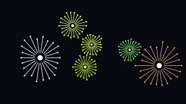 Lime Moss fireworks background — free HD lime moss color wallpaper 1920x1080