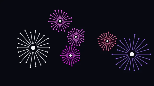 Magenta 600 fireworks background — free HD magenta 600 color wallpaper 1920x1080