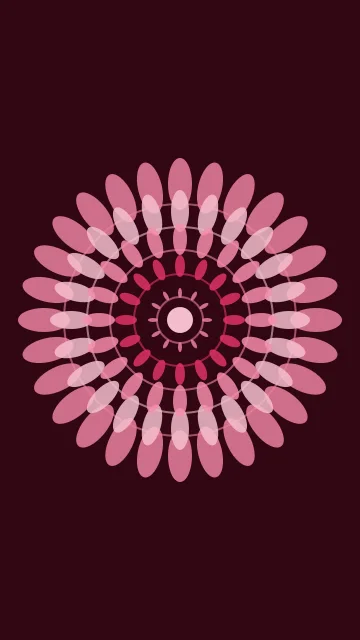 Magenta Bloom mandala phone wallpaper — free HD magenta bloom mobile wallpaper 1080x1920