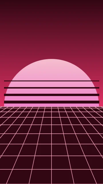 Magenta Bloom vaporwave phone wallpaper — free HD magenta bloom mobile wallpaper 1080x1920