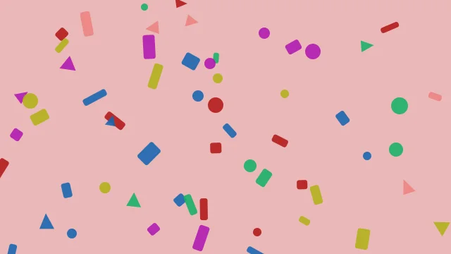 Mahogany Red confetti background — free HD rainbow background