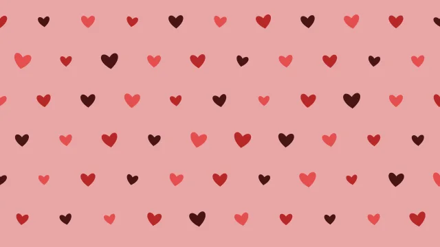 Mahogany Red hearts background — free HD valentines background