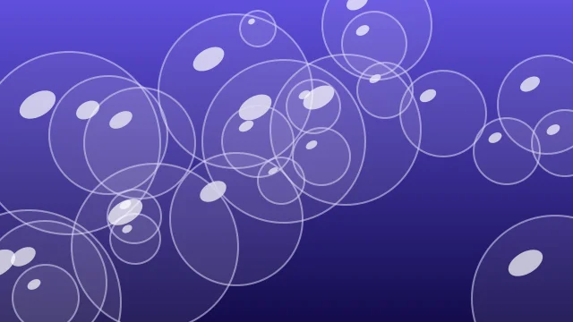 Majorelle Blue bubbles background — free HD majorelle blue color wallpaper 1920x1080