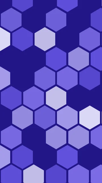 Majorelle Blue hexagon phone wallpaper — free HD majorelle blue mobile wallpaper 1080x1920
