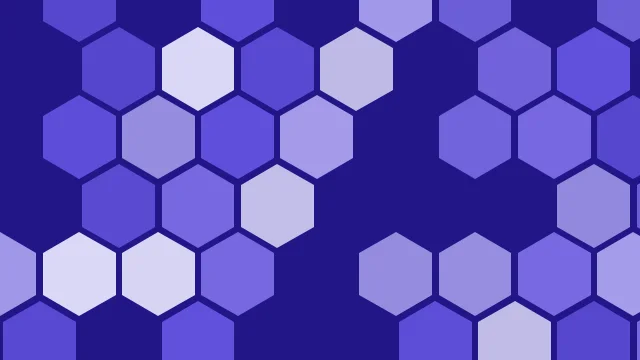 Majorelle Blue hexagon background — free HD majorelle blue color wallpaper 1920x1080