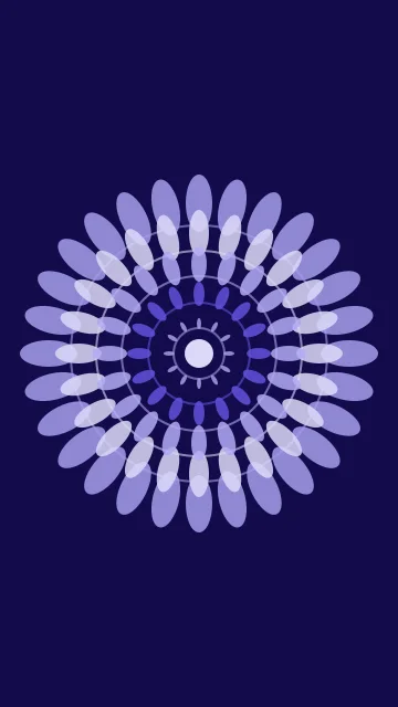Majorelle Blue mandala phone wallpaper — free HD majorelle blue mobile wallpaper 1080x1920