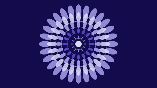 Majorelle Blue mandala background — free HD majorelle blue color wallpaper 1920x1080