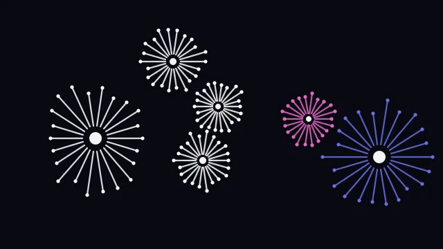 Mauve fireworks background — free HD mauve color wallpaper 1920x1080