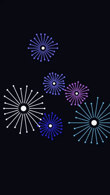 Medium Blue fireworks phone wallpaper — free HD medium blue mobile wallpaper 1080x1920