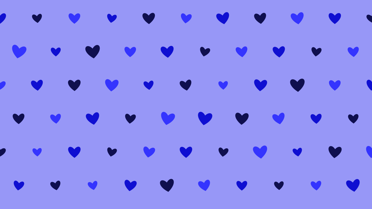 Medium Blue hearts background — free HD medium blue color wallpaper 1920x1080