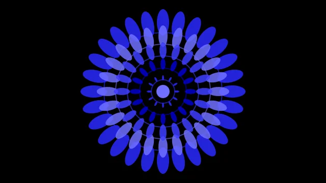 Medium Blue mandala background — free HD medium blue color wallpaper 1920x1080