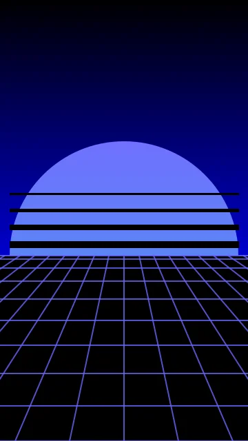Medium Blue vaporwave phone wallpaper — free HD medium blue mobile wallpaper 1080x1920