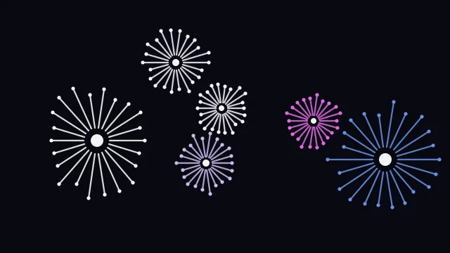 Medium Purple fireworks background — free HD medium purple color wallpaper 1920x1080