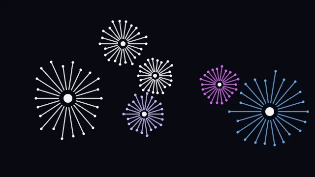 Medium Slate Blue fireworks desktop wallpaper — free 4K medium slate blue wallpaper 3840x2160
