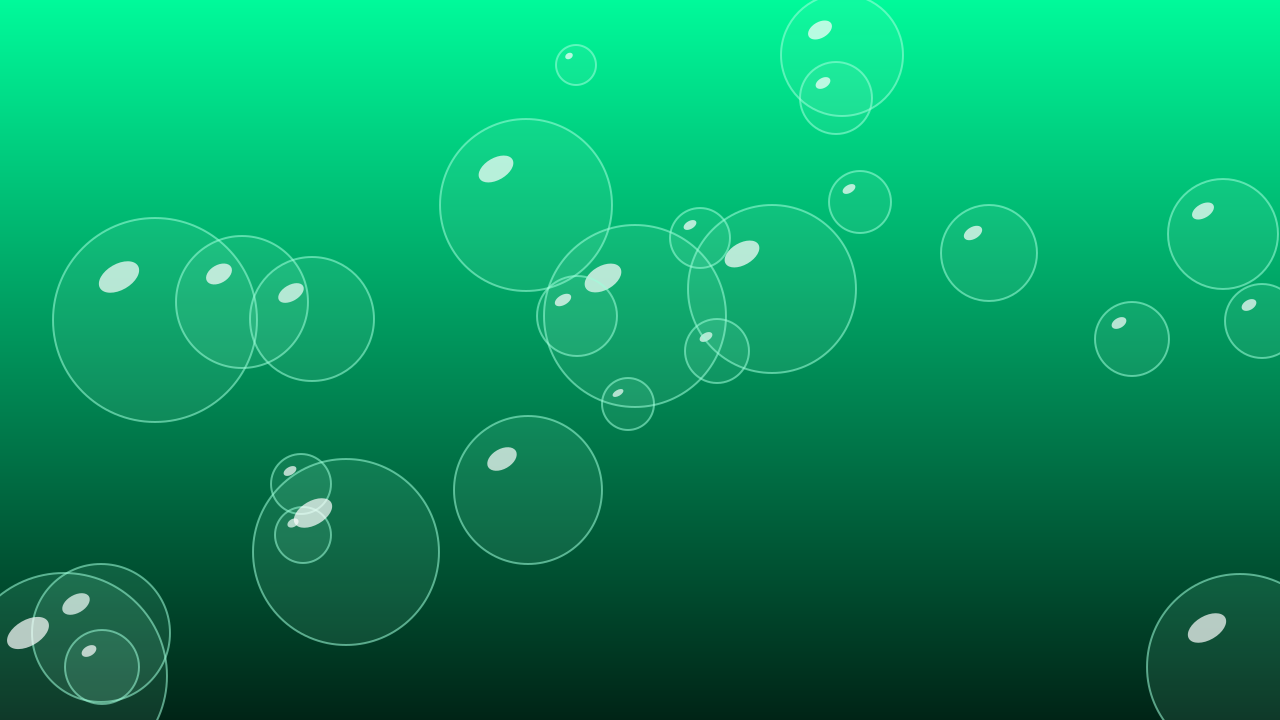 Medium Spring Green bubbles background — free HD medium spring green color wallpaper 1920x1080
