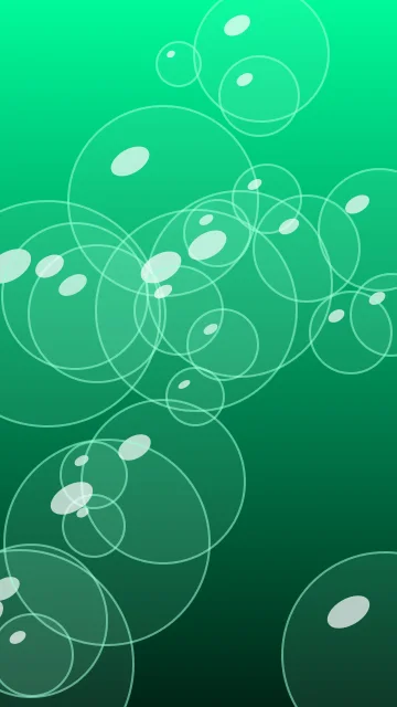 Medium Spring Green bubbles phone wallpaper — free HD medium spring green mobile wallpaper 1080x1920