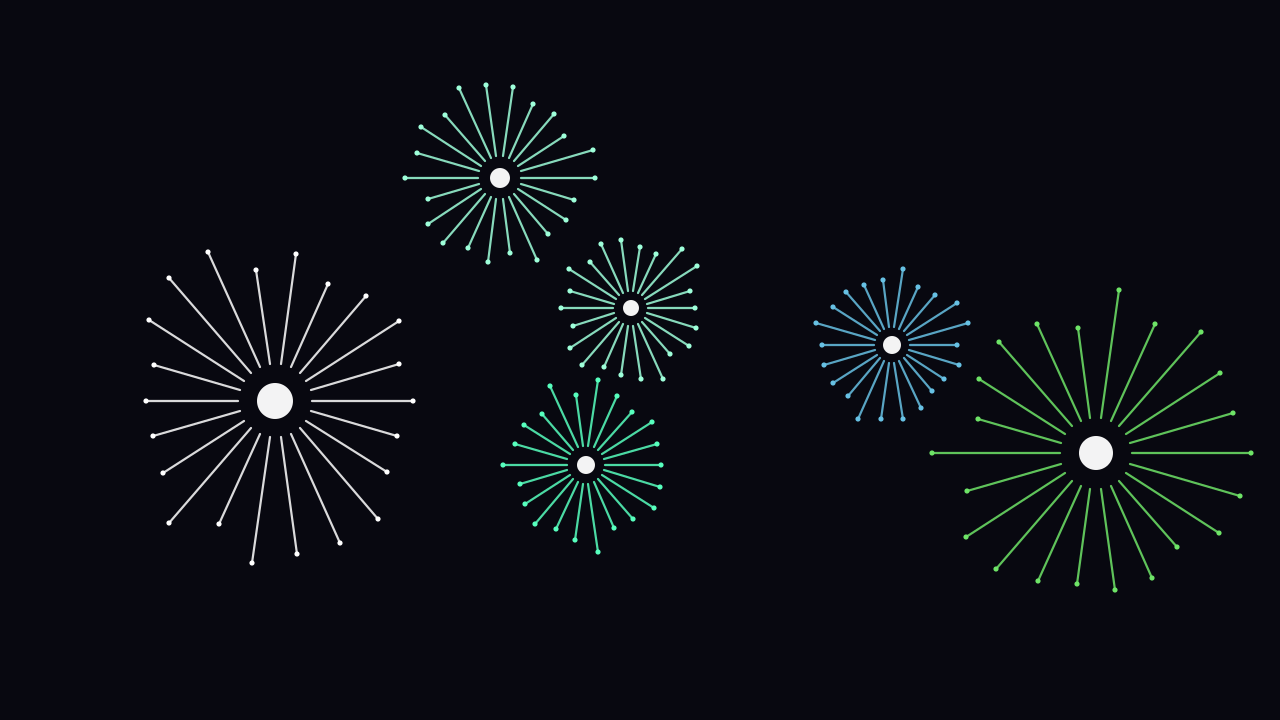 Medium Spring Green fireworks background — free HD medium spring green color wallpaper 1920x1080