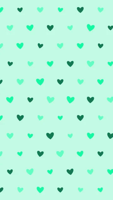 Medium Spring Green hearts phone wallpaper — free HD medium spring green mobile wallpaper 1080x1920
