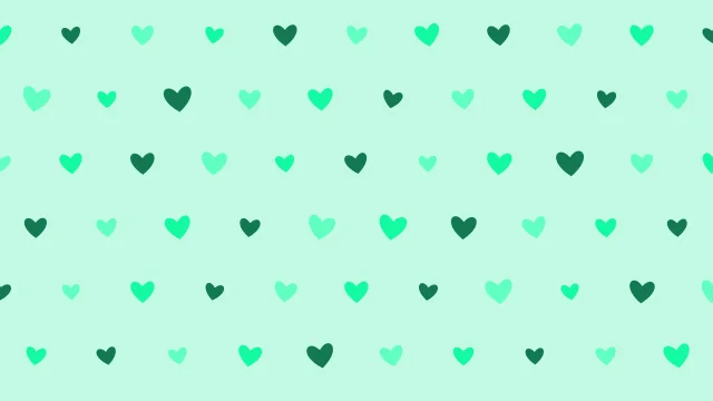Medium Spring Green hearts desktop wallpaper — free 4K medium spring green wallpaper 3840x2160