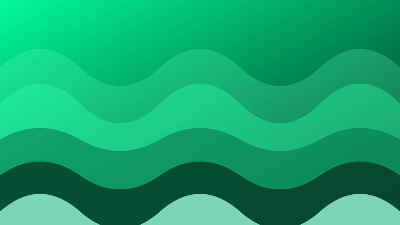 Medium Spring Green waves background — free HD medium spring green color wallpaper 1920x1080