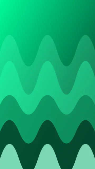 Medium Spring Green waves phone wallpaper — free HD medium spring green mobile wallpaper 1080x1920