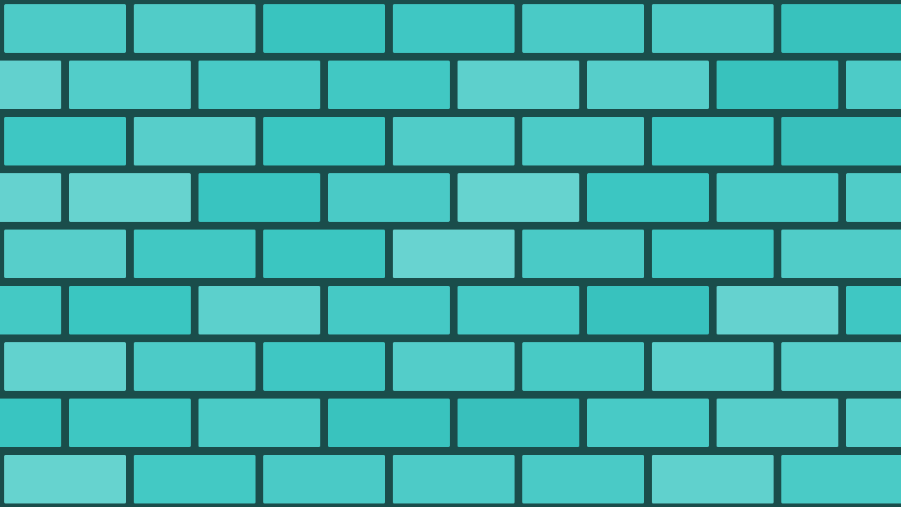 Medium Turquoise brick background — free HD medium turquoise color wallpaper 1920x1080