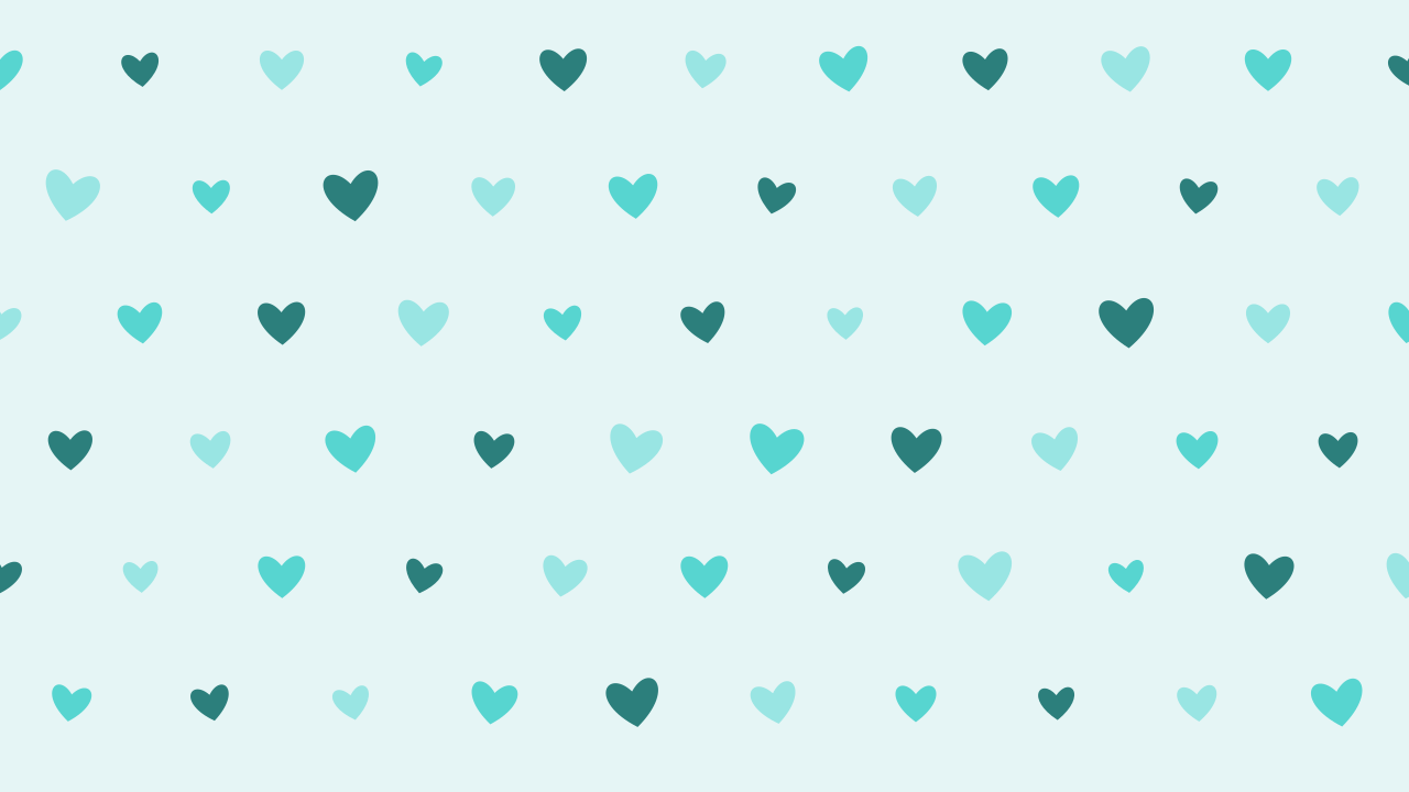 Medium Turquoise hearts background — free HD medium turquoise color wallpaper 1920x1080