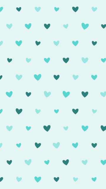 Medium Turquoise hearts phone wallpaper — free HD medium turquoise mobile wallpaper 1080x1920
