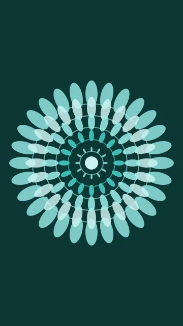 Medium Turquoise mandala phone wallpaper — free HD medium turquoise mobile wallpaper 1080x1920