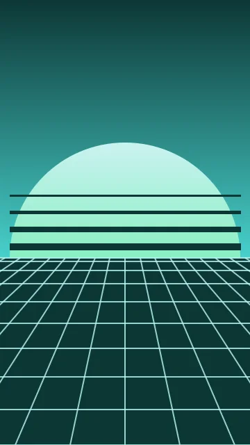 Medium Turquoise vaporwave phone wallpaper — free HD medium turquoise mobile wallpaper 1080x1920