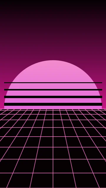 Medium Violet Red vaporwave phone wallpaper — free HD medium violet red mobile wallpaper 1080x1920