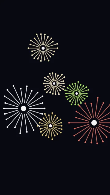 Metallic Gold fireworks phone wallpaper — free HD metallic gold mobile wallpaper 1080x1920