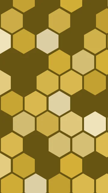 Metallic Gold hexagon phone wallpaper — free HD metallic gold mobile wallpaper 1080x1920
