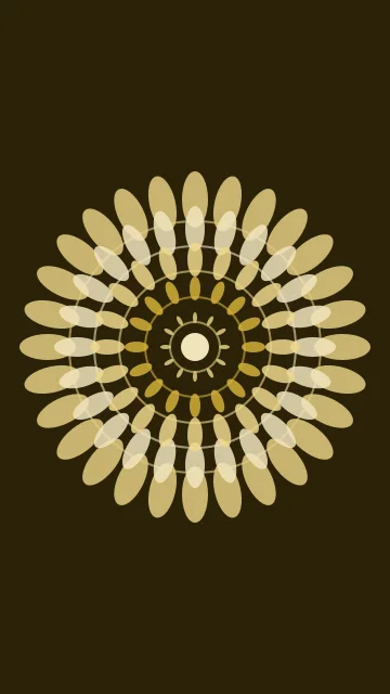 Metallic Gold mandala phone wallpaper — free HD metallic gold mobile wallpaper 1080x1920