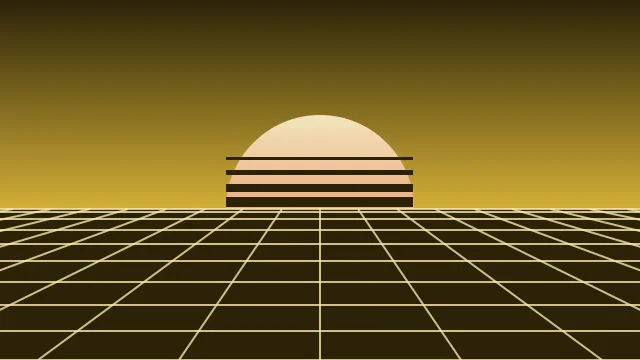 Metallic Gold vaporwave desktop wallpaper — free 4K metallic gold wallpaper 3840x2160
