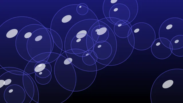 Midnight Blue bubbles desktop wallpaper — free 4K midnight blue wallpaper 3840x2160