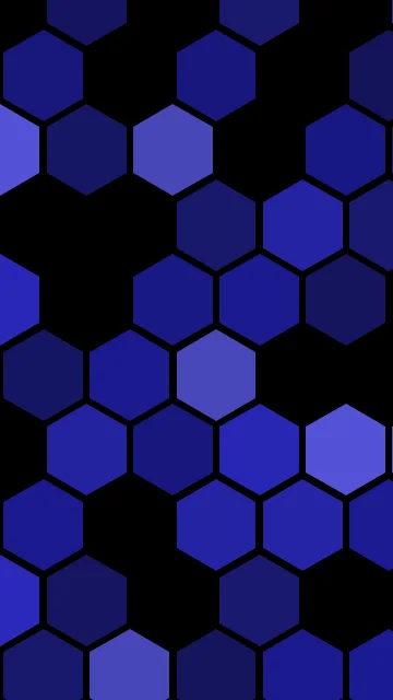 Midnight Blue hexagon phone wallpaper — free HD midnight blue mobile wallpaper 1080x1920