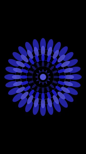 Midnight Blue mandala phone wallpaper — free HD midnight blue mobile wallpaper 1080x1920