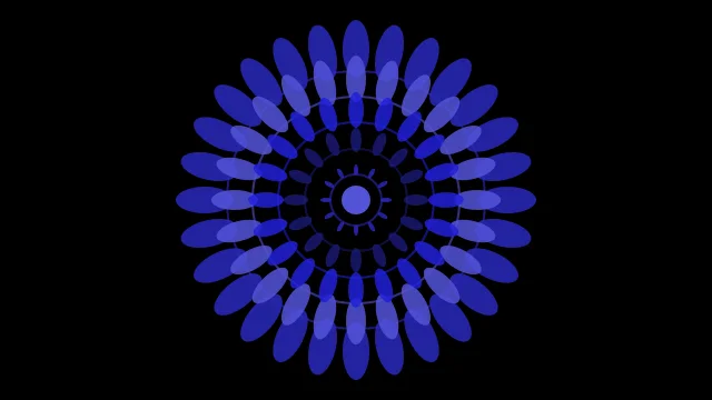 Midnight Blue mandala desktop wallpaper — free 4K midnight blue wallpaper 3840x2160