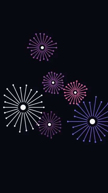 Midnight Violet fireworks phone wallpaper — free HD midnight violet mobile wallpaper 1080x1920