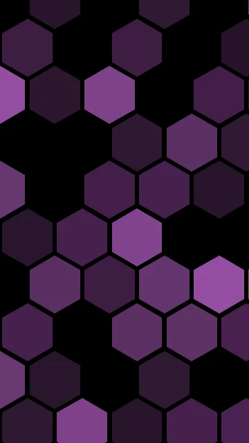 Midnight Violet hexagon phone wallpaper — free HD midnight violet mobile wallpaper 1080x1920
