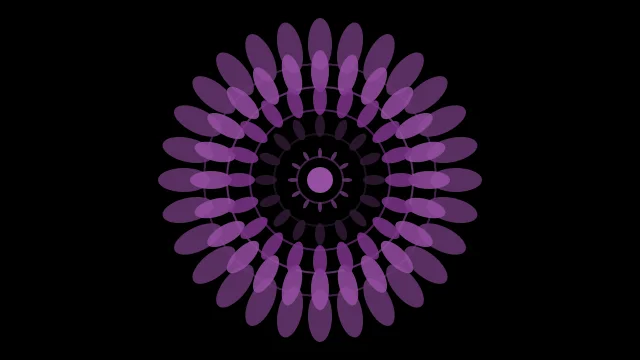 Midnight Violet mandala background — free HD midnight violet color wallpaper 1920x1080