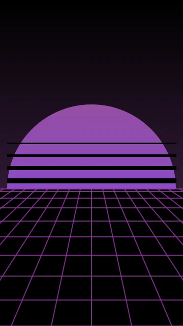 Midnight Violet vaporwave phone wallpaper — free HD midnight violet mobile wallpaper 1080x1920